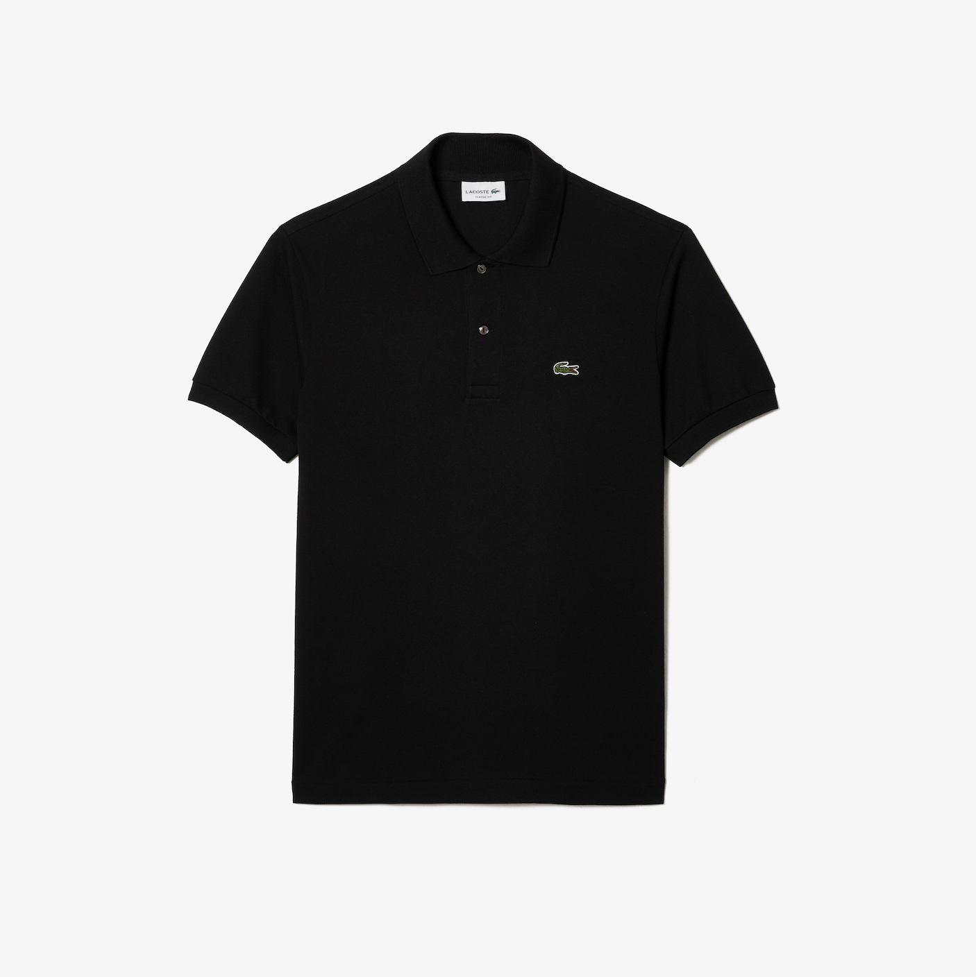 Lacoste Polo Κοντομάνικο Μαύρο - Image 2