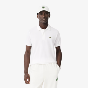 Lacoste Polo Κοντομάνικο Άσπρο